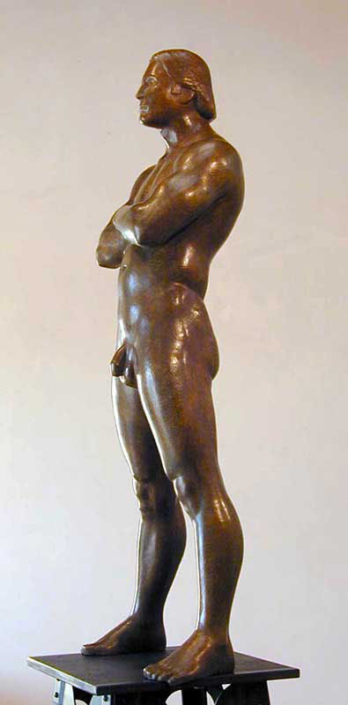 Bronze sculpture Michael Bergt, Man edition of 12