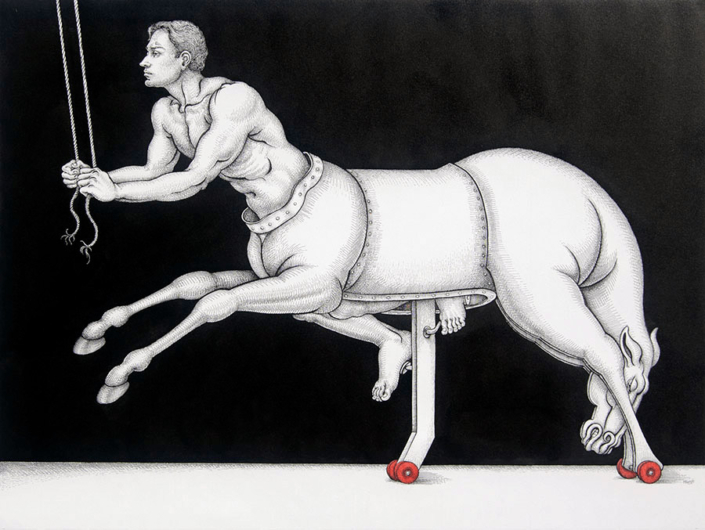 Centaur (2015) Ink on paper