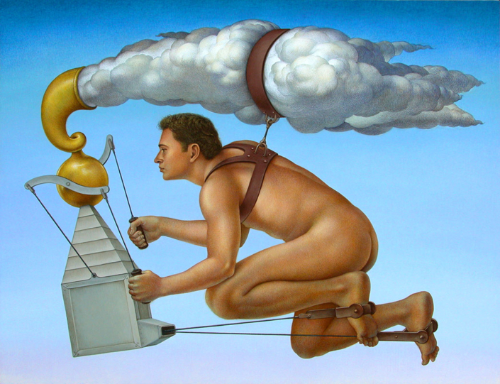 Michael Bergt, Imagination, Egg Tempera, 23" x 30", 2003